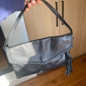 HOBO Black Leather Shoulder Bag